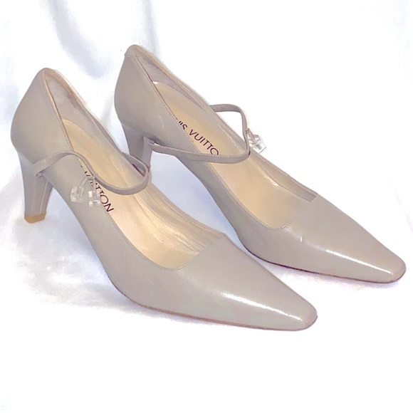 Louis Vuitton Paris Rare Leather Cone Heel Shoe - Picture 2 of 16